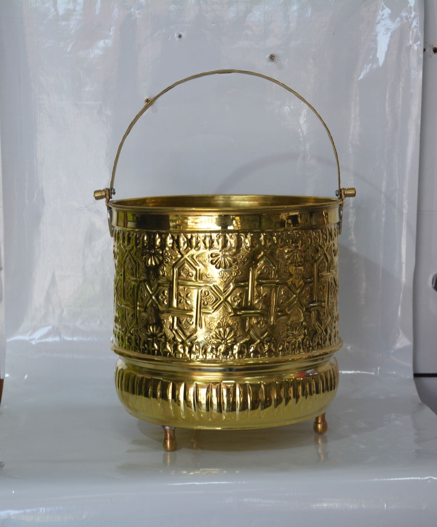 sceau de hammam en laiton gravé a la main ,sceau de sauna en cuivre marocain style oriental