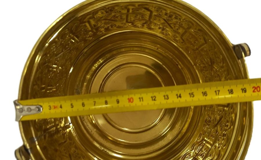 sceau de hammam en laiton gravé a la main ,sceau de sauna en cuivre marocain style oriental