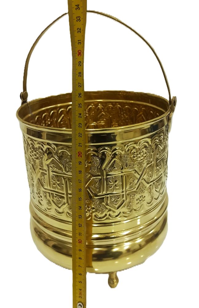 sceau de hammam en laiton gravé a la main ,sceau de sauna en cuivre marocain style oriental